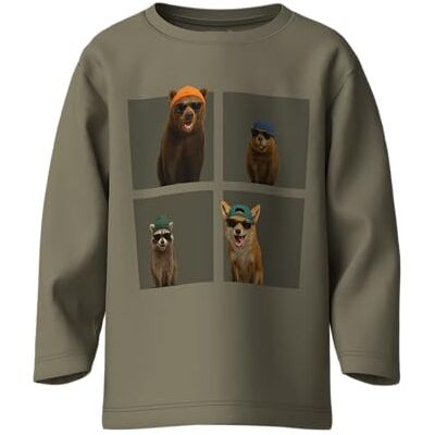 NAME IT Jungen Nmmvoto Ls Nreg Top, Mermaid, 98 NAME IT Jungen Nmmvoto Ls Nreg Top, Mermaid, 98