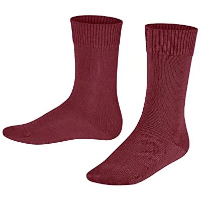 FALKE Unisex Kinder Socken Comfort Wool K So Wolle einfarbig 1 Paar, Rot Ruby 8830, 19-22 FALKE Unisex Kinder Socken Comfort Wool K So Wolle einfarbig 1 Paar, Rot Ruby 8830, 19-22