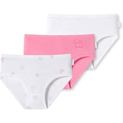 Schiesser Mädchen 3 Pack Slips Unterwäsche Feinripp 100% Organic Bio Baumwolle Größe 92 bis 140 Schiesser Mädchen 3 Pack Slips Unterwäsche Feinripp 100% Organic Bio Baumwolle Größe 92 bis 140