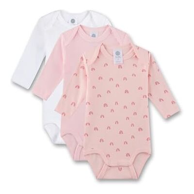Sanetta Baby-Body (3er-Pack) langarm Regenbogen Hochwertiger und nachhaltiger Body für Mädchen aus 100% Bio-Baumwolle. Sanetta Baby-Body (3er-Pack) langarm Regenbogen Hochwertiger und nachhaltiger Body für Mädchen aus 100% Bio-Baumwolle.