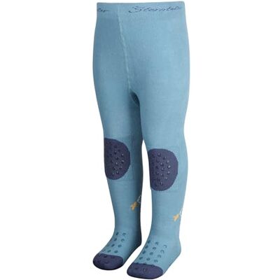 Sterntaler Baby Krabbelstrumpfhose Jungen – Dino-Motiv mit ABS-Noppen an Knie, Spann und Sohle – weiches Innenfutter an Knie- und Sohlenbereich – mittelblau, Größe 80 Sterntaler Baby Krabbelstrumpfhose Jungen – Dino-Motiv mit ABS-Noppen an Knie, Spann und Sohle – weiches Innenfutter an Knie- und Sohlenbereich – mittelblau, Größe 80