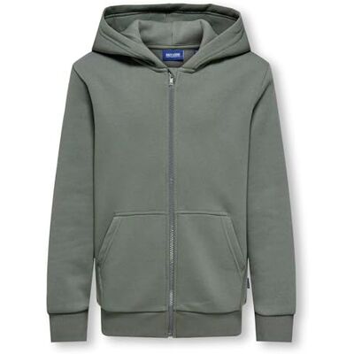 Only & sons junior Jungen Osjceres Zip THR. Hoodie SWT Noos, Castor Gray, 122-128 EU Only & sons junior Jungen Osjceres Zip THR. Hoodie SWT Noos, Castor Gray, 122-128 EU