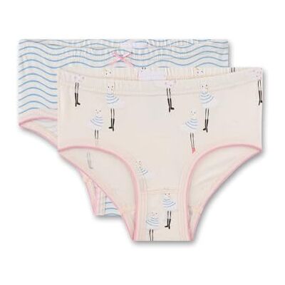 Sanetta Mädchen-Hüftslips (Doppelpack) beige, blau Möwen & Wellen Hochwertige und nachhaltige Unterhose für Mädchen aus Bio-Baumwolle. Inhalt: 2er Set Unterwäsche für Mädchen Sanetta Mädchen-Hüftslips (Doppelpack) beige, blau Möwen & Wellen Hochwertige und nachhaltige Unterhose für Mädchen aus Bio-Baumwolle. Inhalt: 2er Set Unterwäsche für Mädchen
