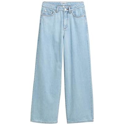 TOM TAILOR Mädchen Kinder Wide Leg Fit Jeans, 10111 Clean Bleached Blue Denim, 128 TOM TAILOR Mädchen Kinder Wide Leg Fit Jeans, 10111 Clean Bleached Blue Denim, 128