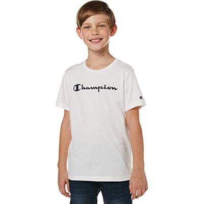 Champion Legacy Basics B-S-s Crewneck T-Shirt Kinder & Jungen, Weiß, 15-16 Jahre Champion Legacy Basics B-S-s Crewneck T-Shirt Kinder & Jungen, Weiß, 15-16 Jahre