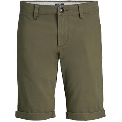JACK & JONES JUNIOR Jpstdavid Jjchino Shorts AKM Sn Jnr Chinoshorts 12254241,Dusty Olive,158 JACK & JONES JUNIOR Jpstdavid Jjchino Shorts AKM Sn Jnr Chinoshorts 12254241,Dusty Olive,158