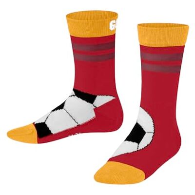 FALKE Unisex Kinder Socken Active Soccer K So Baumwolle Funktionsmaterial dünn atmungsaktiv gemustert 1 Paar, Orange Hokkaido 8001, 35-38 FALKE Unisex Kinder Socken Active Soccer K So Baumwolle Funktionsmaterial dünn atmungsaktiv gemustert 1 Paar, Orange Hokkaido 8001, 35-38