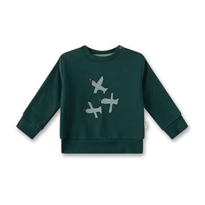 Sanetta Baby Jungen 11736 Jungen-Sweatshirt Grün Hochwertiges und gemütliches Sweatshirt aus Bio-Baumwolle Jungen. Sweatshirt mit Vogel-Motiv Baby Bekleidung Sanetta Baby Jungen 11736 Jungen-Sweatshirt Grün Hochwertiges und gemütliches Sweatshirt aus Bio-Baumwolle Jungen. Sweatshirt mit Vogel-Motiv Baby Bekleidung