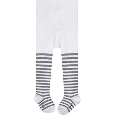 FALKE Unisex Baby Strumpfhose Stripe B Ti Baumwolle gemustert 1 Stück, Weiß Off-White 2041, 62-68 FALKE Unisex Baby Strumpfhose Stripe B Ti Baumwolle gemustert 1 Stück, Weiß Off-White 2041, 62-68