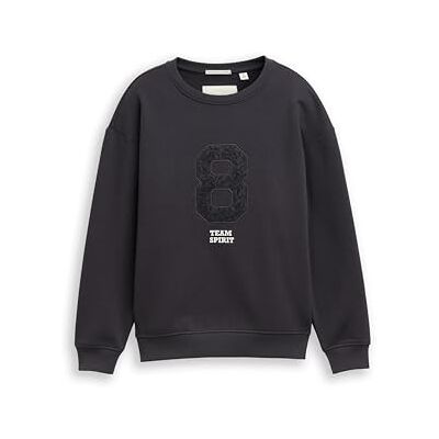TOM TAILOR Mädchen 1048328 Kinder Oversize Sweatshirt mit Applikation TOM TAILOR Mädchen 1048328 Kinder Oversize Sweatshirt mit Applikation