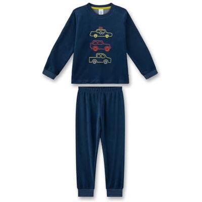 Sanetta Jungen-Schlafanzug Blau aus Frottee Hochwertiger und bequemer Schlafanzug aus Baumwoll-Frottee für Jungen. Pyjamaset für Jungen 104 Sanetta Jungen-Schlafanzug Blau aus Frottee Hochwertiger und bequemer Schlafanzug aus Baumwoll-Frottee für Jungen. Pyjamaset für Jungen 104