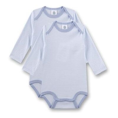 Sanetta Baby-Body (Doppelpack) langarm blau-weiß Streifen Hochwertiger und nachhaltiger Body für Jungen aus 100% Bio-Baumwolle. Sanetta Baby-Body (Doppelpack) langarm blau-weiß Streifen Hochwertiger und nachhaltiger Body für Jungen aus 100% Bio-Baumwolle.