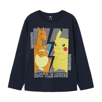 NAME IT Jungen Nkmamas Pokemon Nreg Top Box Noos Sky Langarmshirt, Dark Sapphire, 146-152 EU NAME IT Jungen Nkmamas Pokemon Nreg Top Box Noos Sky Langarmshirt, Dark Sapphire, 146-152 EU