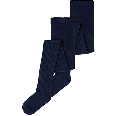 NAME IT Unisex Kinder nknpantybroek rib 2p noos Strumpfhose, Dark Sapphire, 122-128 EU NAME IT Unisex Kinder nknpantybroek rib 2p noos Strumpfhose, Dark Sapphire, 122-128 EU