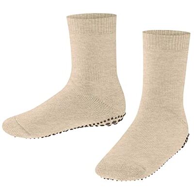 FALKE Unisex Kinder Stoppersocken Catspads K Hp Baumwolle rutschhemmende Noppen 1 Paar, Beige Sand Melange 4650, 23-26 FALKE Unisex Kinder Stoppersocken Catspads K Hp Baumwolle rutschhemmende Noppen 1 Paar, Beige Sand Melange 4650, 23-26