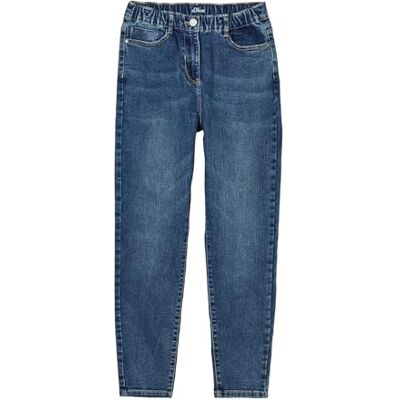s.Oliver Ankle-Jeans Mom/Relaxed Fit/High Rise/Tapered Leg Blue Stretched den 176/REG s.Oliver Ankle-Jeans Mom/Relaxed Fit/High Rise/Tapered Leg Blue Stretched den 176/REG