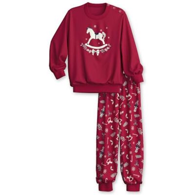 CALIDA Family & Friends Mädchen Bündchen-Pyjama Kinder, aus 100% Bio-Baumwolle, mit weichen Rippbündchen an den Abschlüssen CALIDA Family & Friends Mädchen Bündchen-Pyjama Kinder, aus 100% Bio-Baumwolle, mit weichen Rippbündchen an den Abschlüssen