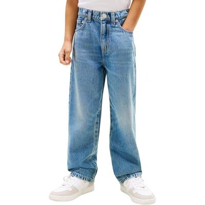 Tommy Hilfiger Jungen Jeans Hose Mid Blue Relaxed Fit, Blau (Mediumused), 14 Jahre Tommy Hilfiger Jungen Jeans Hose Mid Blue Relaxed Fit, Blau (Mediumused), 14 Jahre