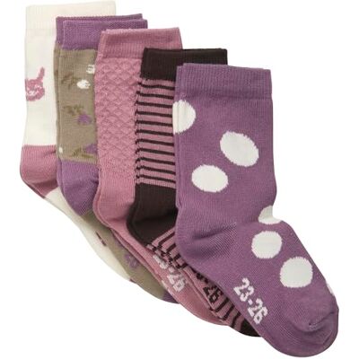 MINYMO 5er Pack Unisex Kinder Socken mit Muster MINYMO 5er Pack Unisex Kinder Socken mit Muster
