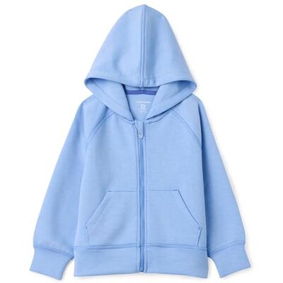 Amazon Essentials Mädchen Atmungsaktiver Relaxed-Fit-Hoodie mit Reißverschluss, Sweatjacke, Kornblumenblau, 8 Jahre Amazon Essentials Mädchen Atmungsaktiver Relaxed-Fit-Hoodie mit Reißverschluss, Sweatjacke, Kornblumenblau, 8 Jahre