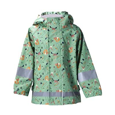 Sterntaler Baby Unisex Regenjacke Kinder Regenjacke Waldtiere Regenjacke Kind Wasserdicht mit Reissverschluss und verschweißten Nähten grün, 74 Sterntaler Baby Unisex Regenjacke Kinder Regenjacke Waldtiere Regenjacke Kind Wasserdicht mit Reissverschluss und verschweißten Nähten grün, 74