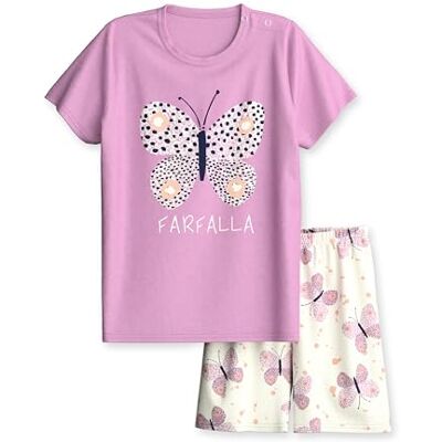 CALIDA Toddlers Kurz-Pyjama, Schlafanzug Kinder, aus Bio Baumwolle, atmungsaktiv, pflegeleicht Bubble Gum pink 80-86 CALIDA Toddlers Kurz-Pyjama, Schlafanzug Kinder, aus Bio Baumwolle, atmungsaktiv, pflegeleicht Bubble Gum pink 80-86