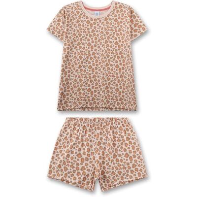 Sanetta Mädchen-Schlafanzug kurz orange Leo-Print Hochwertiger und bequemer Schlafanzug aus 100% Baumwolle. Sanetta Mädchen-Schlafanzug kurz orange Leo-Print Hochwertiger und bequemer Schlafanzug aus 100% Baumwolle.