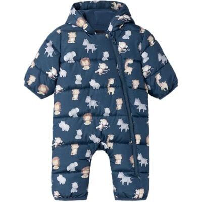 NAME IT Baby-Jungen NBMMAY Suit AOP Schneeanzug, Dark Denim, 50/56 NAME IT Baby-Jungen NBMMAY Suit AOP Schneeanzug, Dark Denim, 50/56