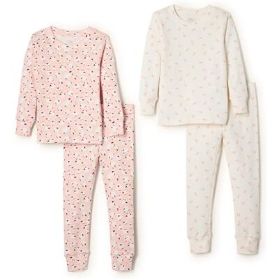 Amazon Essentials Sofia Grainge Unisex Baby Bequemer Pyjama aus Baumwolle, Kleine Häschen/Schaf, 4 Jahre Amazon Essentials Sofia Grainge Unisex Baby Bequemer Pyjama aus Baumwolle, Kleine Häschen/Schaf, 4 Jahre