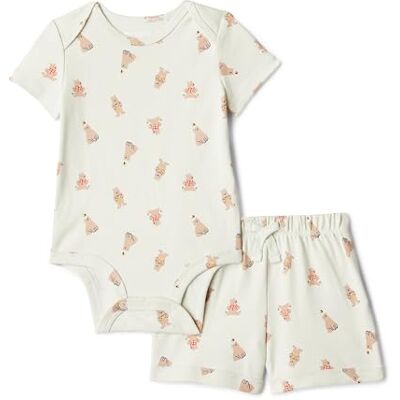 Amazon Essentials Unisex Baby Set aus Body und Shorts, Bären, 12 Monate Amazon Essentials Unisex Baby Set aus Body und Shorts, Bären, 12 Monate