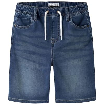 NAME IT Jungen Nkmryan Jogger Dnm L 6300-th Noos Shorts, Dark Blue Denim, 140 EU NAME IT Jungen Nkmryan Jogger Dnm L 6300-th Noos Shorts, Dark Blue Denim, 140 EU