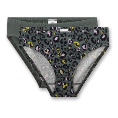 Sanetta Mädchen-Rioslip (Doppelpack) grün Leo Mädchen-Rioslip grün Baumwolle 2er Set Teens-Unterhose Sanetta Mädchen-Rioslip (Doppelpack) grün Leo Mädchen-Rioslip grün Baumwolle 2er Set Teens-Unterhose