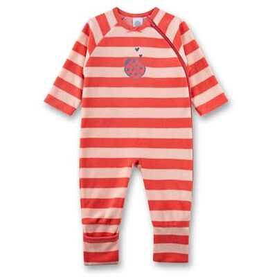 Sanetta Baby-Strampler rot gestreift aus Frottee Praktischer und bequemer Strampler aus Frottée für Mädchen. Sanetta Baby-Strampler rot gestreift aus Frottee Praktischer und bequemer Strampler aus Frottée für Mädchen.