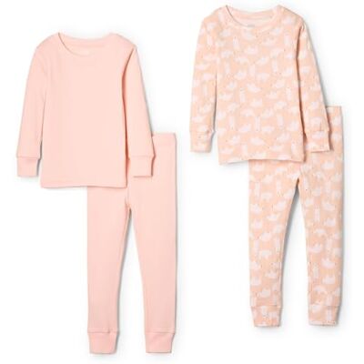 Amazon Essentials Sofia Grainge Unisex Baby Bequemer Pyjama aus Baumwolle, Eisbär/Rosa, 3 Jahre Amazon Essentials Sofia Grainge Unisex Baby Bequemer Pyjama aus Baumwolle, Eisbär/Rosa, 3 Jahre