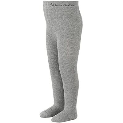 Sterntaler Unisex Kinder Strumpfhose Uni, Hellgrau Meliert, 74 Sterntaler Unisex Kinder Strumpfhose Uni, Hellgrau Meliert, 74