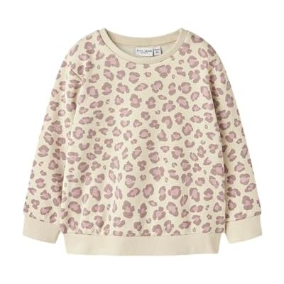 NAME IT Mädchen Nmfdavina Ls Sweat Fleece Bru Noos, Summer Sand, 98 NAME IT Mädchen Nmfdavina Ls Sweat Fleece Bru Noos, Summer Sand, 98
