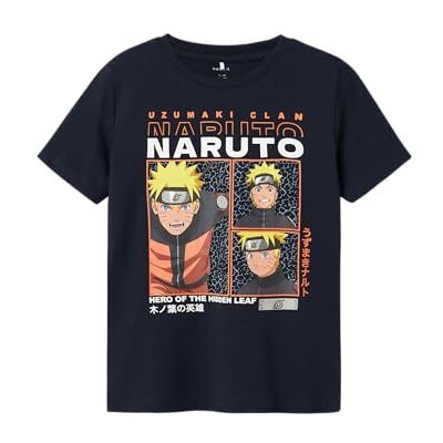 NAME IT Jungen Nkmjadil Naruto Top Noos Bio T-Shirt, Dark Sapphire, 116 EU NAME IT Jungen Nkmjadil Naruto Top Noos Bio T-Shirt, Dark Sapphire, 116 EU
