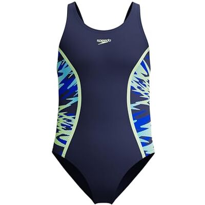 Speedo Mädchen Hyperboom Splice Muscleback One Piece Schwimmanzug (1er Pack) Speedo Mädchen Hyperboom Splice Muscleback One Piece Schwimmanzug (1er Pack)