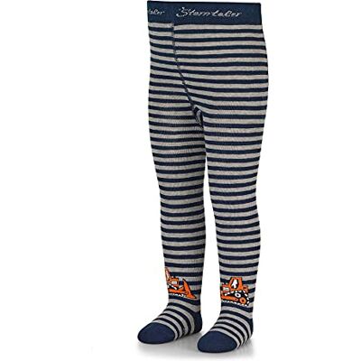 Sterntaler Baby-Jungen Bagger Strumpfhose, Marine, 98-104 Sterntaler Baby-Jungen Bagger Strumpfhose, Marine, 98-104