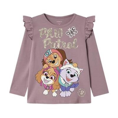 NAME IT Mädchen Nmfsabine Paw Ls Top Box Cplg, Burnished Lilac, 116 NAME IT Mädchen Nmfsabine Paw Ls Top Box Cplg, Burnished Lilac, 116