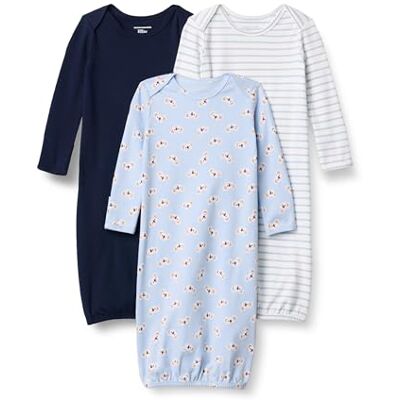 Amazon Essentials Unisex Baby Langärmeliger Schlafanzug aus Baumwolle, 3er-Pack, Koala/Marineblau/Streifen, 0-6 Monate Amazon Essentials Unisex Baby Langärmeliger Schlafanzug aus Baumwolle, 3er-Pack, Koala/Marineblau/Streifen, 0-6 Monate
