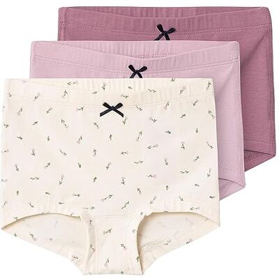 NAME IT Mädchen Nmftights 3p Buttercream Floral Noos Unterhose, Buttercream, 98 EU NAME IT Mädchen Nmftights 3p Buttercream Floral Noos Unterhose, Buttercream, 98 EU