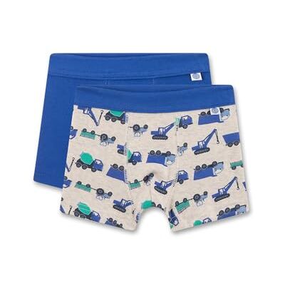 Sanetta Jungen-Hipshorts (Doppelpack) beige & blau Hochwertige und nachhaltige Unterhose für Jungen aus Baumwoll-Mix. Inhalt: 2er Set Unterwäsche für Jungen 128 Sanetta Jungen-Hipshorts (Doppelpack) beige & blau Hochwertige und nachhaltige Unterhose für Jungen aus Baumwoll-Mix. Inhalt: 2er Set Unterwäsche für Jungen 128