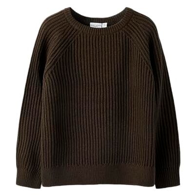 NAME IT Jungen Nkmvolly Ls Knit, Delicioso, 116 NAME IT Jungen Nkmvolly Ls Knit, Delicioso, 116