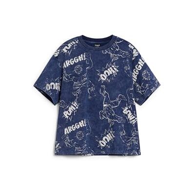 Desigual Jungen Ts_Marvel T-Shirt, blau, 8 Jahre Desigual Jungen Ts_Marvel T-Shirt, blau, 8 Jahre