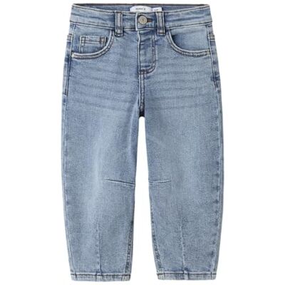 NAME IT Mädchen Nmfbella Balloon Jeans 2441-Sm Noos, Medium Blue Denim, 128 NAME IT Mädchen Nmfbella Balloon Jeans 2441-Sm Noos, Medium Blue Denim, 128