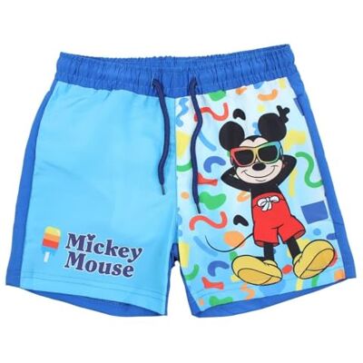 Disney Mickey-Badeshorts, lustiges Design, perfekt für Sommer- und Wasseraktivitäten, Blau, 8 Jahre Disney Mickey-Badeshorts, lustiges Design, perfekt für Sommer- und Wasseraktivitäten, Blau, 8 Jahre