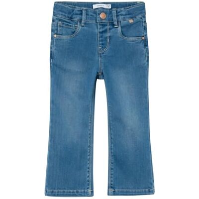 NAME IT Mädchen Nmfsalli 8292-to Noos Bootcut-Jeans, Light Blue Denim, 104 EU NAME IT Mädchen Nmfsalli 8292-to Noos Bootcut-Jeans, Light Blue Denim, 104 EU