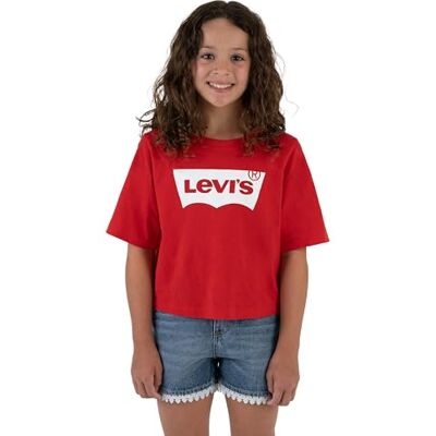 Levi's Kids light bright cropped top Mädchen Super Red 8 Jahre Levi's Kids light bright cropped top Mädchen Super Red 8 Jahre