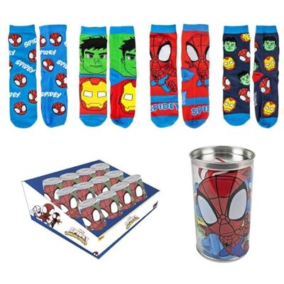 CERDÁ LIFE'S LITTLE MOMENTS Pack von 4 Kinder-Socken mit Spidey-Design CERDÁ LIFE'S LITTLE MOMENTS Pack von 4 Kinder-Socken mit Spidey-Design